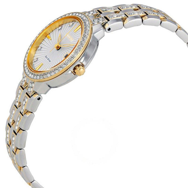 Relógio Mostrador prateado com cristal Silhouette 28 mm - Mercado de Luxo - O Maior E-Commerce de Bens, Produtos e Serviços de Luxo do Brasil.