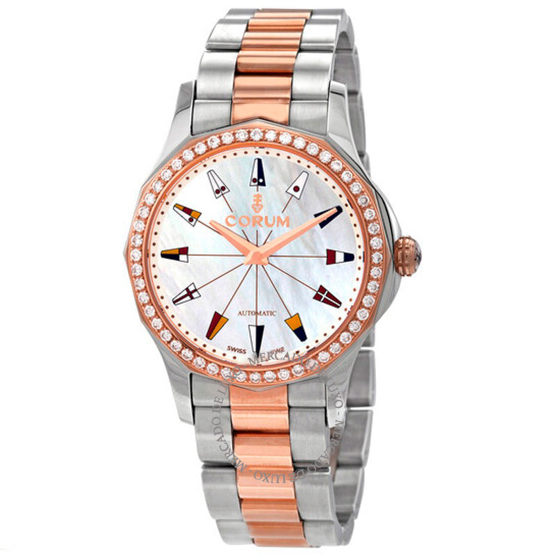 Relógio Admiral Automatic Diamond Madrepérola Mostrador 400.1 32 mm - Mercado de Luxo - O Maior E-Commerce de Bens, Produtos e Serviços de Luxo do Brasil.