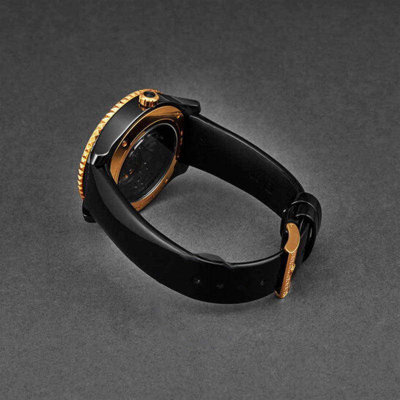 Relógio Mostrador preto Grand Bal Diamond com diamantes e detalhes em ouro rosa 38 mm - Mercado de Luxo - O Maior E-Commerce de Bens, Produtos e Serviços de Luxo do Brasil.