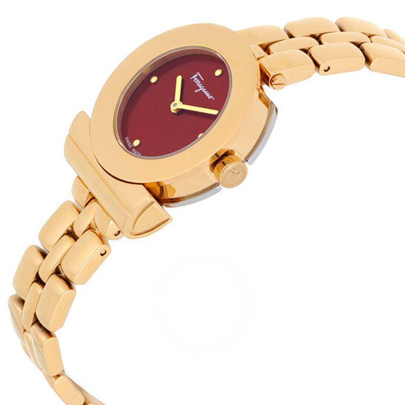 Relógio Gancino Quartzo Mostrador Vermelho 27 mm - Mercado de Luxo - O Maior E-Commerce de Bens, Produtos e Serviços de Luxo do Brasil.