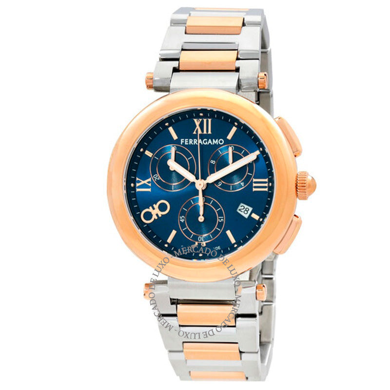 Relógio Cronógrafo Legacy Quartzo Mostrador Azul 40 mm - Mercado de Luxo - O Maior E-Commerce de Bens, Produtos e Serviços de Luxo do Brasil.
