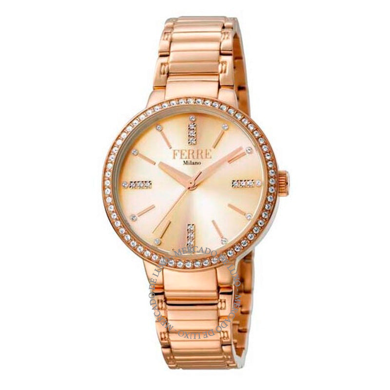Relógio Mostrador dourado 34 mm - Mercado de Luxo - O Maior E-Commerce de Bens, Produtos e Serviços de Luxo do Brasil.
