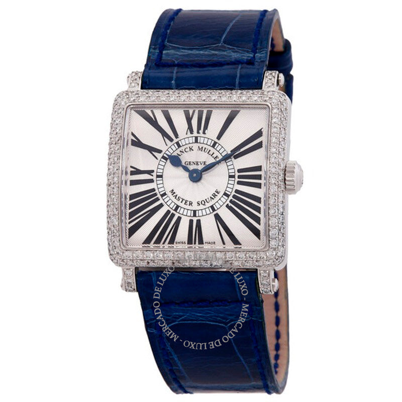 Relógio Master Square Quartzo Diamante Prata Mostrador 6002 S QZ  - Mercado de Luxo - O Maior E-Commerce de Bens, Produtos e Serviços de Luxo do Brasil.