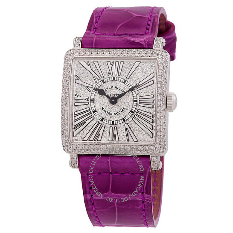 Relógio Master Square Relief Quartz Diamante 6002 S QZ RDC 29 mm - Mercado de Luxo - O Maior E-Commerce de Bens, Produtos e Serviços de Luxo do Brasil.