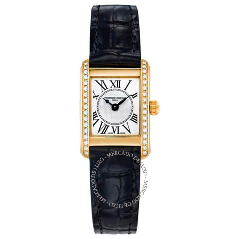 Relógio Clássicos Carree Quartzo Diamante Mostrador Branco 21 mm - Mercado de Luxo - O Maior E-Commerce de Bens, Produtos e Serviços de Luxo do Brasil.