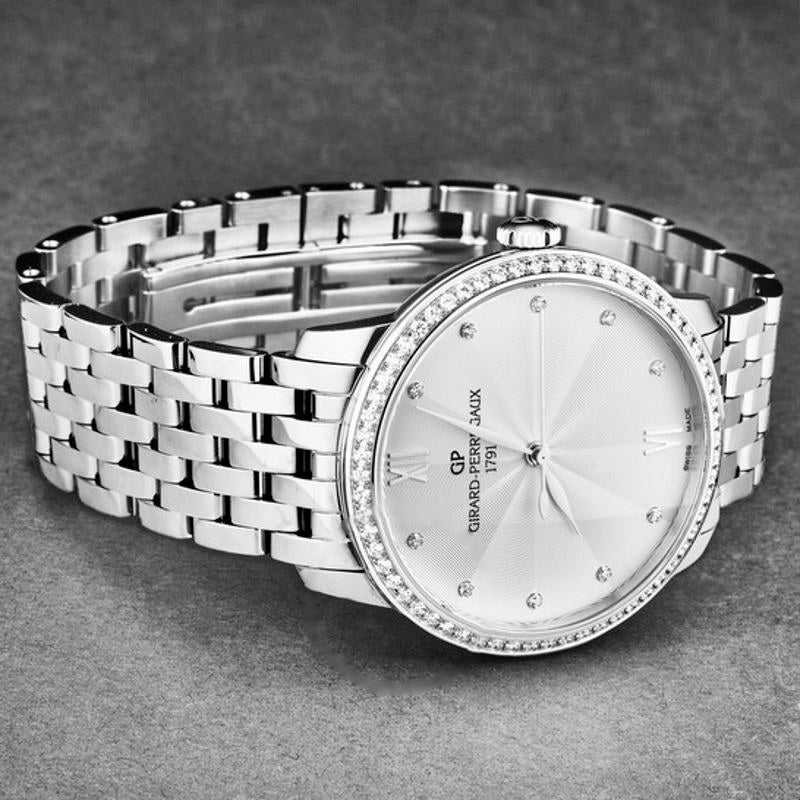 Relógio Mostrador automático de prata com diamantes de 1966 36 mm - Mercado de Luxo - O Maior E-Commerce de Bens, Produtos e Serviços de Luxo do Brasil.