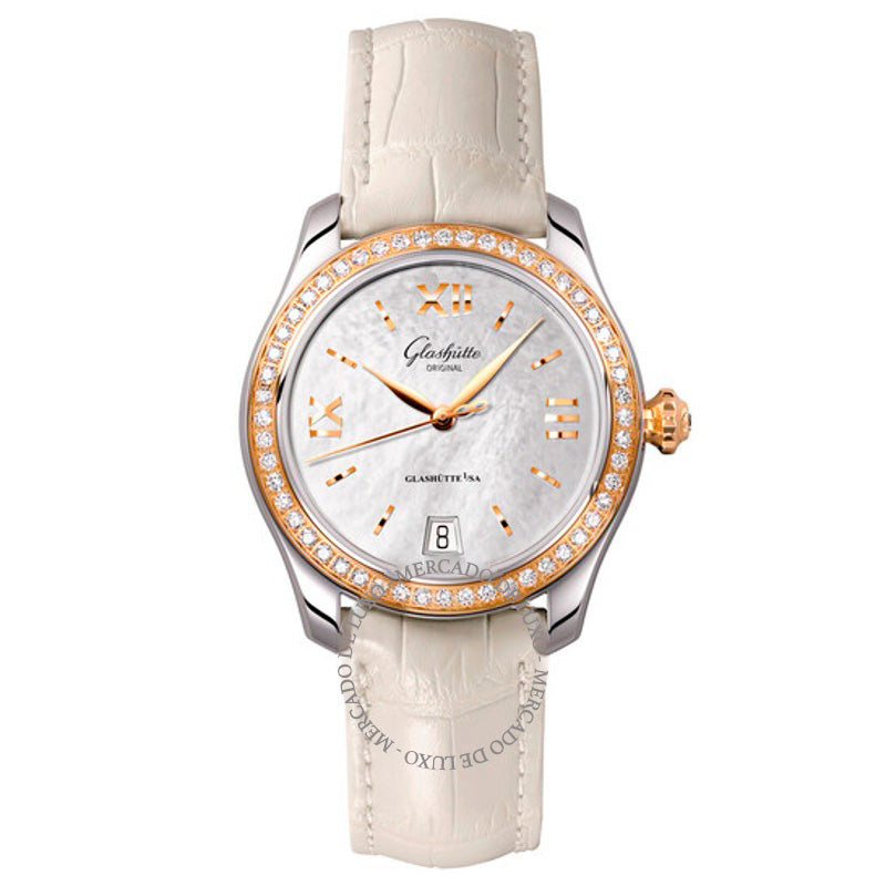 Relógio Glashutte Lady Serenade Automático Diamante 36 mm - Mercado de Luxo - O Maior E-Commerce de Bens, Produtos e Serviços de Luxo do Brasil.