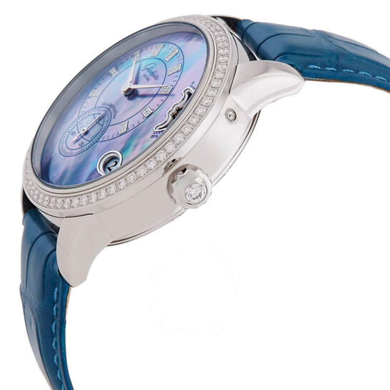 Relógio Glashutte PanoMatic Luna Diamond Blue Madrepérola Dial Automático  - Mercado de Luxo - O Maior E-Commerce de Bens, Produtos e Serviços de Luxo do Brasil.