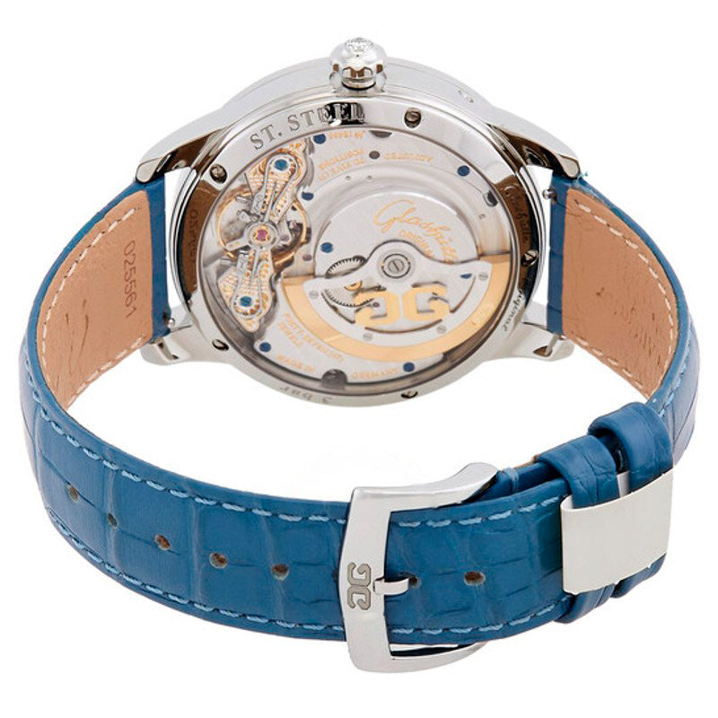 Relógio Glashutte PanoMatic Luna Diamond Blue Madrepérola Dial Automático  - Mercado de Luxo - O Maior E-Commerce de Bens, Produtos e Serviços de Luxo do Brasil.