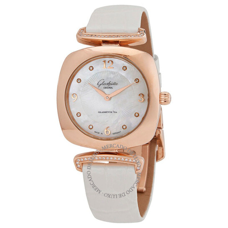 Relógio Glashutte Pavonina Mostrador de Diamante e Madrepérola 31 mm - Mercado de Luxo - O Maior E-Commerce de Bens, Produtos e Serviços de Luxo do Brasil.