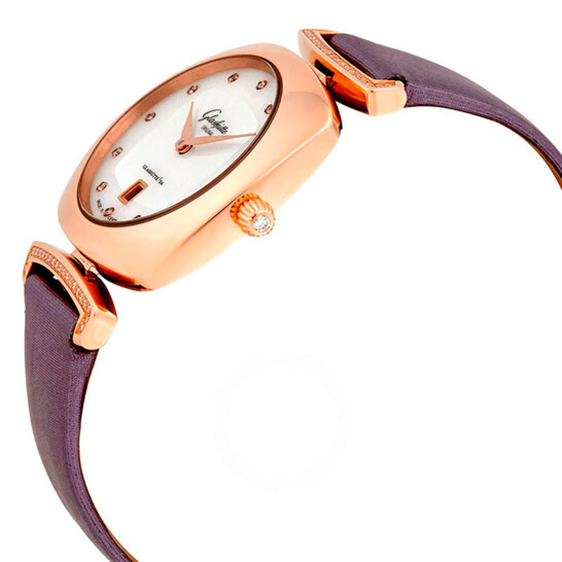 Relógio Glashutte Pavonina Ouro Rosa 18k Mostrador de Diamantes em Madrepérola Branca 31 mm - Mercado de Luxo - O Maior E-Commerce de Bens, Produtos e Serviços de Luxo do Brasil.