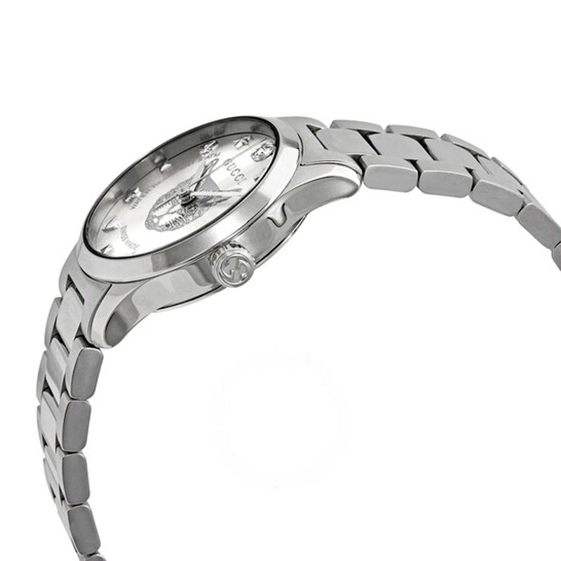 Relógio G-Timeless Silver Dial 27 mm - Mercado de Luxo - O Maior E-Commerce de Bens, Produtos e Serviços de Luxo do Brasil.