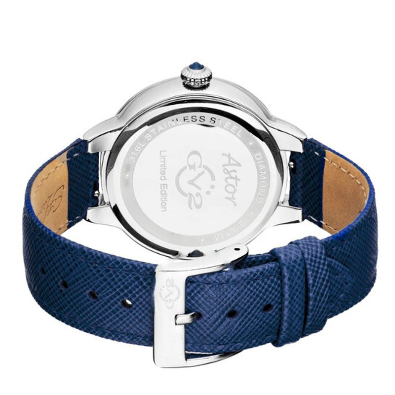Relógio Astor Quartz Diamond Blue Dial 40 mm - Mercado de Luxo - O Maior E-Commerce de Bens, Produtos e Serviços de Luxo do Brasil.