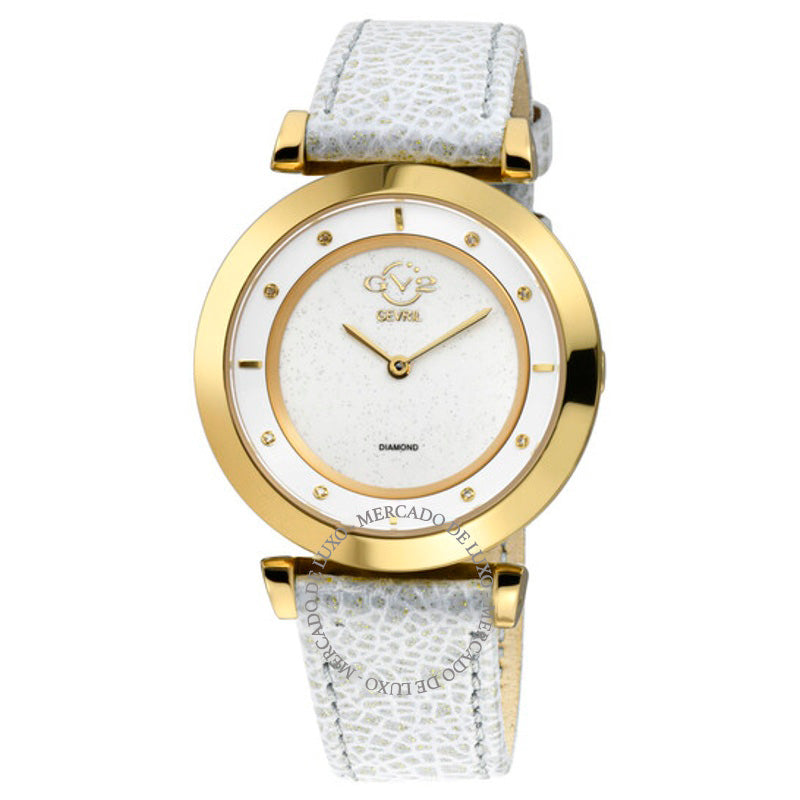Relógio Mostrador branco com diamantes de quartzo Lombardia 36 mm - Mercado de Luxo - O Maior E-Commerce de Bens, Produtos e Serviços de Luxo do Brasil.