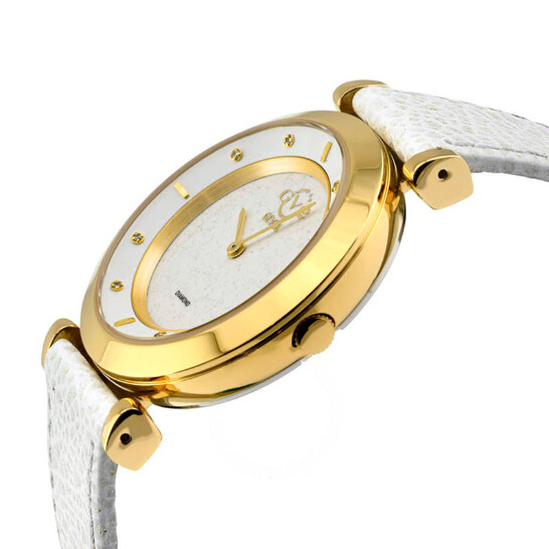 Relógio Mostrador branco com diamantes de quartzo Lombardia 36 mm - Mercado de Luxo - O Maior E-Commerce de Bens, Produtos e Serviços de Luxo do Brasil.
