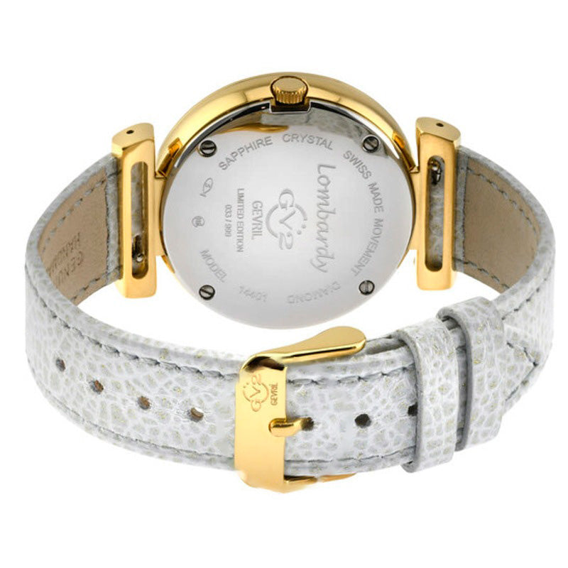 Relógio Mostrador branco com diamantes de quartzo Lombardia 36 mm - Mercado de Luxo - O Maior E-Commerce de Bens, Produtos e Serviços de Luxo do Brasil.