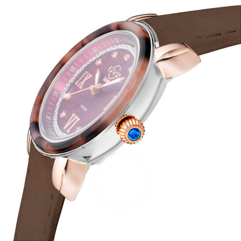 Relógio Mostrador Marsala Tortoise Diamond Brown 36 mm - Mercado de Luxo - O Maior E-Commerce de Bens, Produtos e Serviços de Luxo do Brasil.