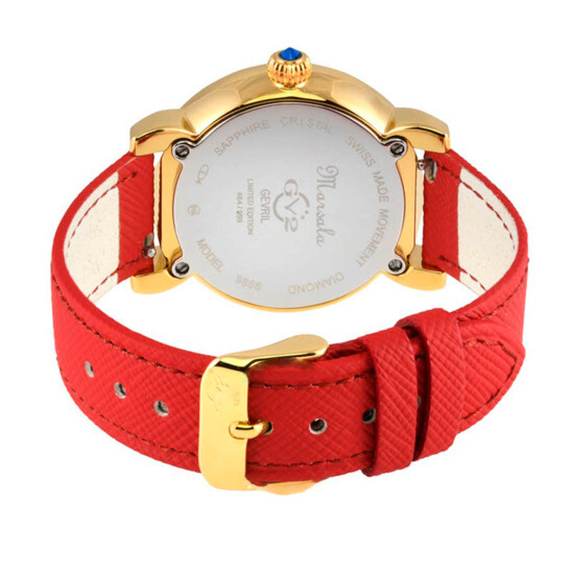 Relógio Mostrador Marsala Vegan Diamond Madrepérola 37 mm - Mercado de Luxo - O Maior E-Commerce de Bens, Produtos e Serviços de Luxo do Brasil.