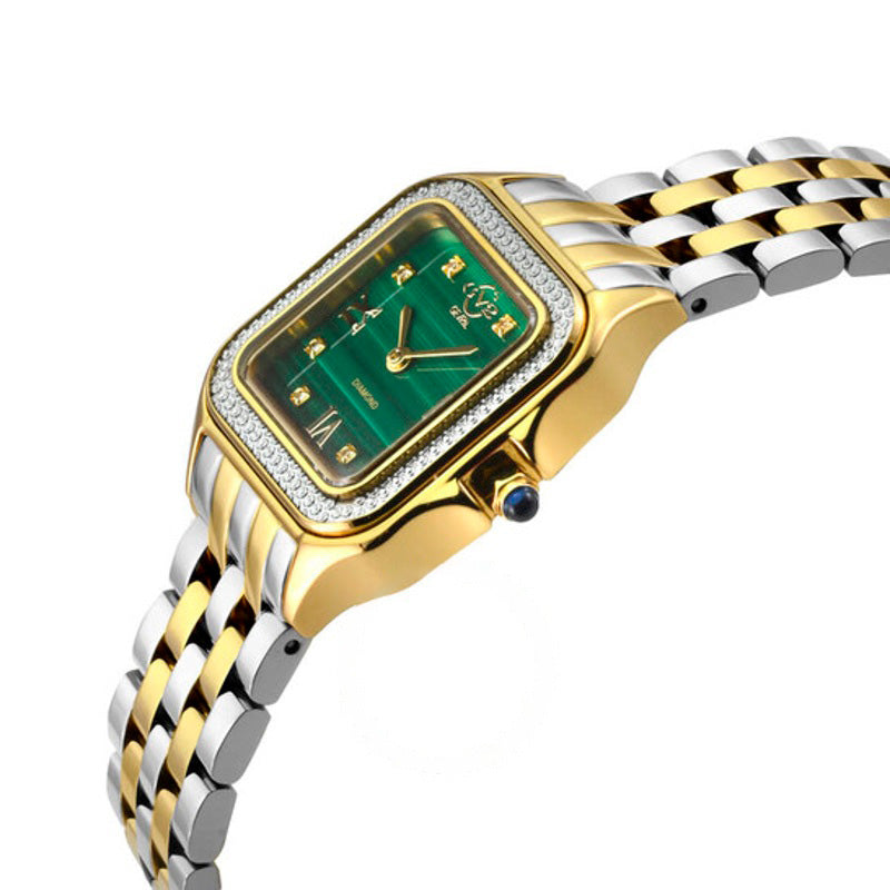 Relógio Mostrador Milan Diamond Green  - Mercado de Luxo - O Maior E-Commerce de Bens, Produtos e Serviços de Luxo do Brasil.