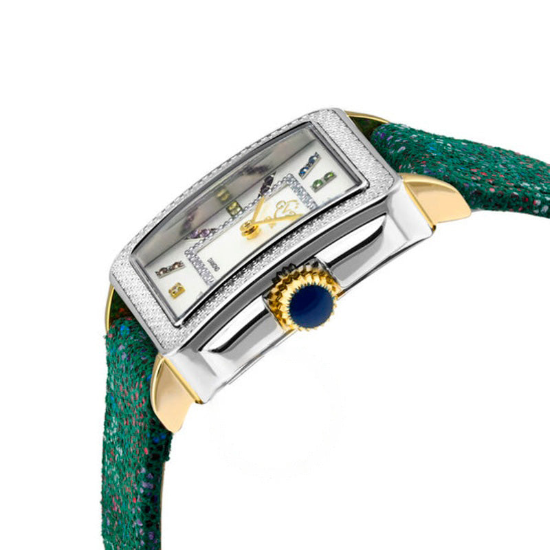 Relógio Mostrador Padova Gemstone Floral Diamante Madrepérola  - Mercado de Luxo - O Maior E-Commerce de Bens, Produtos e Serviços de Luxo do Brasil.