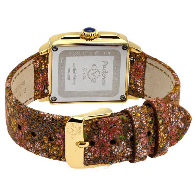 Relógio Padova Gemstone Floral Quartzo Diamante 30 mm - Mercado de Luxo - O Maior E-Commerce de Bens, Produtos e Serviços de Luxo do Brasil.