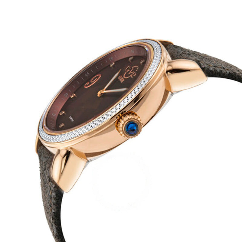 Relógio Mostrador de madrepérola com diamantes e quartzo floral Ravenna 37 mm - Mercado de Luxo - O Maior E-Commerce de Bens, Produtos e Serviços de Luxo do Brasil.