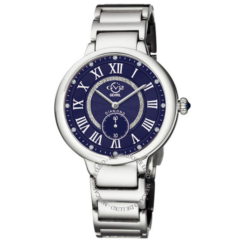 Relógio Roma Quartz Diamante Mostrador Azul 36 mm - Mercado de Luxo - O Maior E-Commerce de Bens, Produtos e Serviços de Luxo do Brasil.