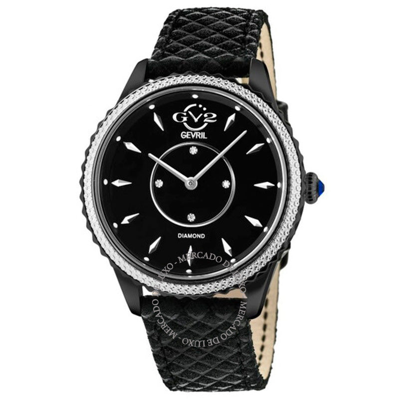 Relógio Siena Quartzo Diamante Mostrador Preto 38 mm - Mercado de Luxo - O Maior E-Commerce de Bens, Produtos e Serviços de Luxo do Brasil.