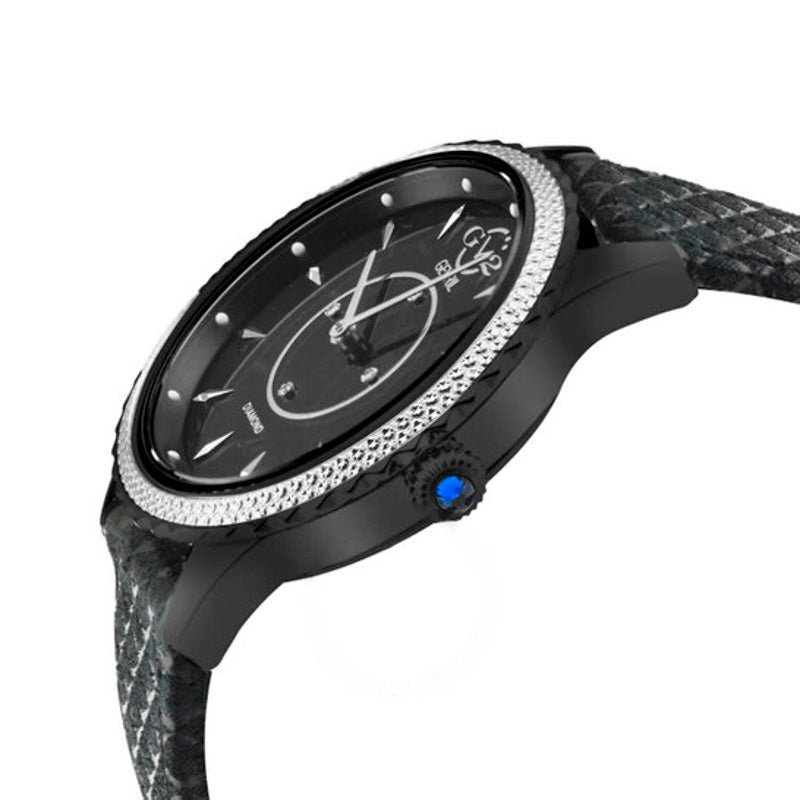 Relógio Siena Quartzo Diamante Mostrador Preto 38 mm - Mercado de Luxo - O Maior E-Commerce de Bens, Produtos e Serviços de Luxo do Brasil.
