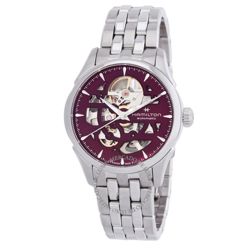 Relógio Jazzmaster Automático Mostrador Roxo  - Mercado de Luxo - O Maior E-Commerce de Bens, Produtos e Serviços de Luxo do Brasil.