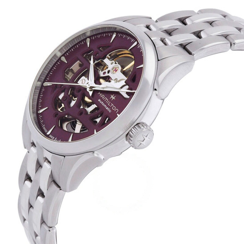 Relógio Jazzmaster Automático Mostrador Roxo  - Mercado de Luxo - O Maior E-Commerce de Bens, Produtos e Serviços de Luxo do Brasil.