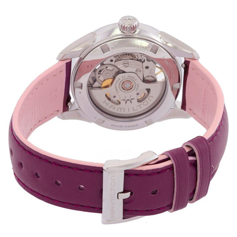 Relógio Jazzmaster Skeleton Automático Mostrador Rosa 36 mm - Mercado de Luxo - O Maior E-Commerce de Bens, Produtos e Serviços de Luxo do Brasil.