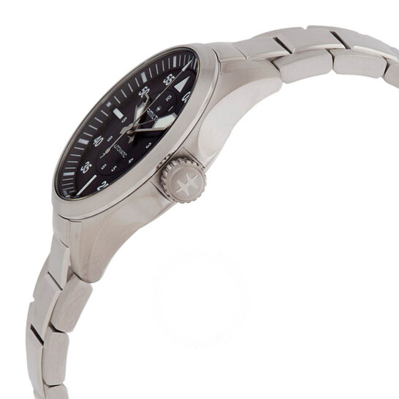 Relógio Khaki Aviation Automático Mostrador Preto 36 mm - Mercado de Luxo - O Maior E-Commerce de Bens, Produtos e Serviços de Luxo do Brasil.