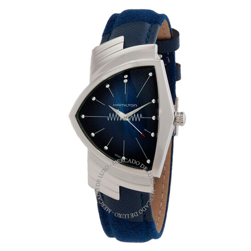 Relógio Ventura Quartzo Mostrador Azul 32 mm - Mercado de Luxo - O Maior E-Commerce de Bens, Produtos e Serviços de Luxo do Brasil.