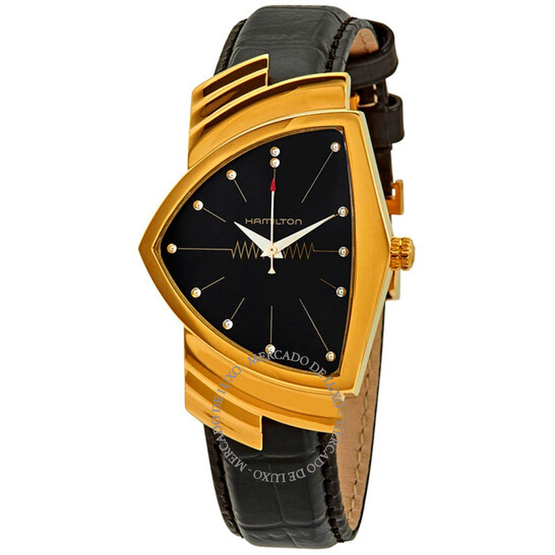 Relógio Ventura Mostrador Preto Assimétrico 50 mm - Mercado de Luxo - O Maior E-Commerce de Bens, Produtos e Serviços de Luxo do Brasil.