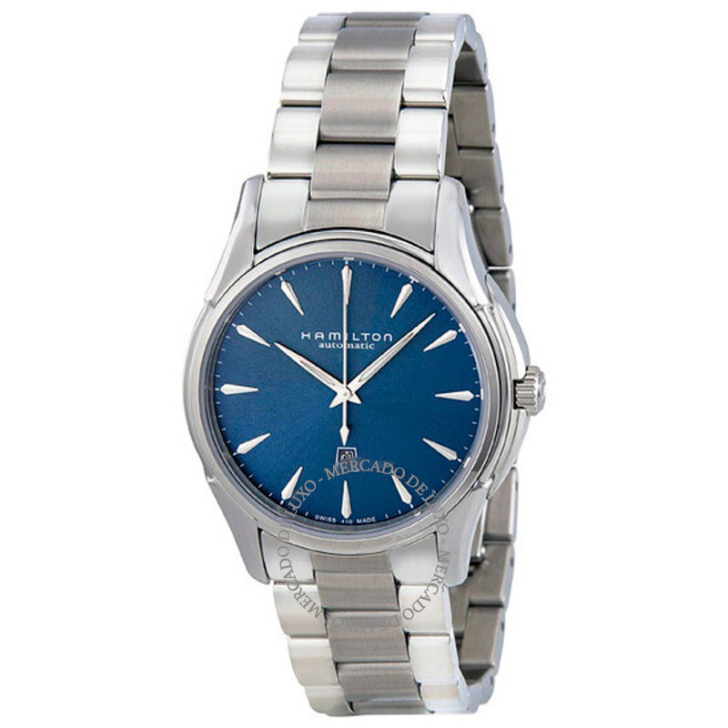 Relógio Jazzmaster Automático Mostrador Azul 34 mm - Mercado de Luxo - O Maior E-Commerce de Bens, Produtos e Serviços de Luxo do Brasil.