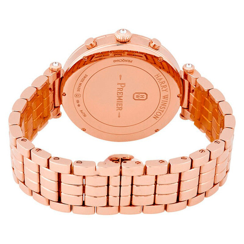 Relógio cronógrafo em ouro rosa 18K com mostrador em madrepérola  - Mercado de Luxo - O Maior E-Commerce de Bens, Produtos e Serviços de Luxo do Brasil.