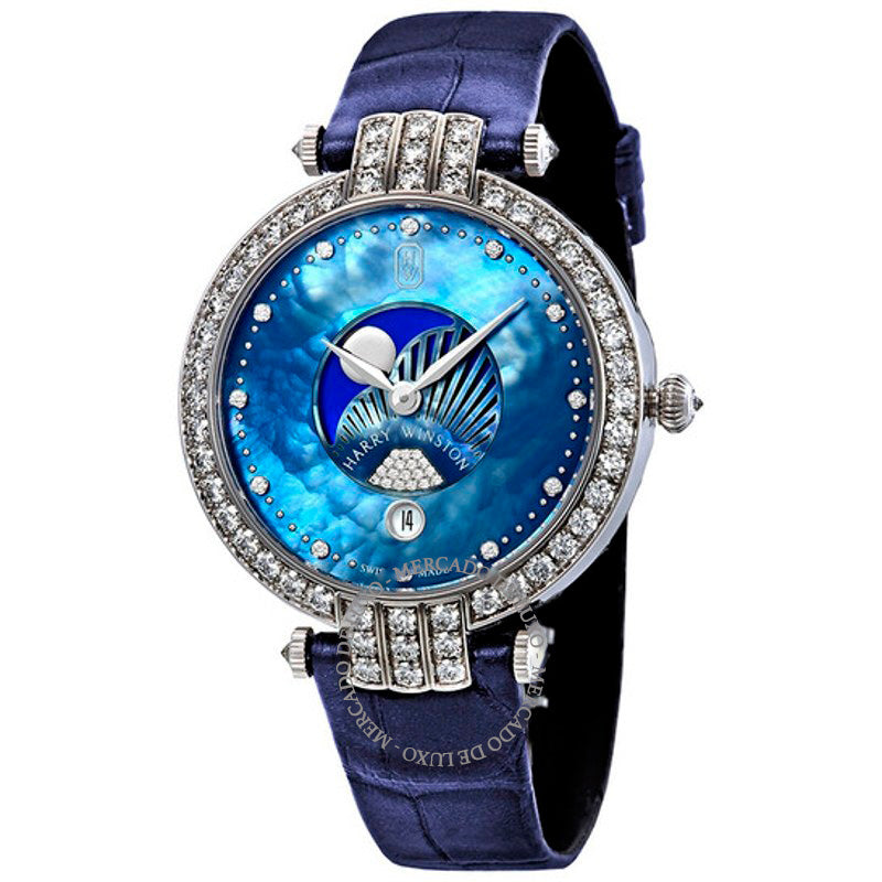 Relógio Premier Moon Phase em Ouro Branco 18k com Conjunto de Diamantes 36 mm - Mercado de Luxo - O Maior E-Commerce de Bens, Produtos e Serviços de Luxo do Brasil.