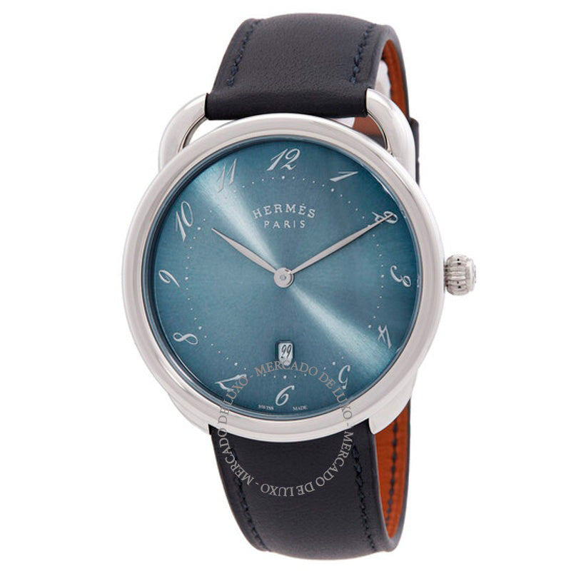 Relógio Arceau Quartz Mostrador Azul 40 mm - Mercado de Luxo - O Maior E-Commerce de Bens, Produtos e Serviços de Luxo do Brasil.