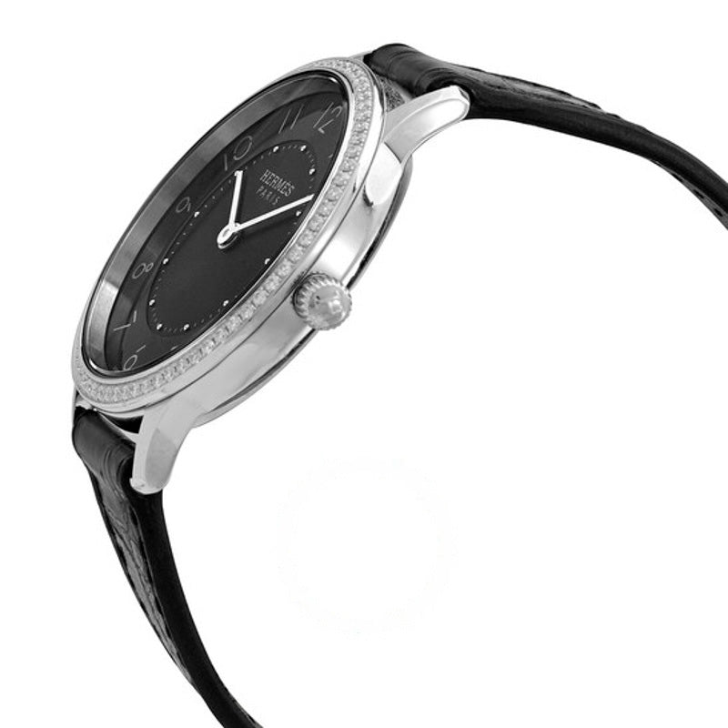 Relógio Mostrador preto de quartzo fino D com diamantes 32 mm - Mercado de Luxo - O Maior E-Commerce de Bens, Produtos e Serviços de Luxo do Brasil.