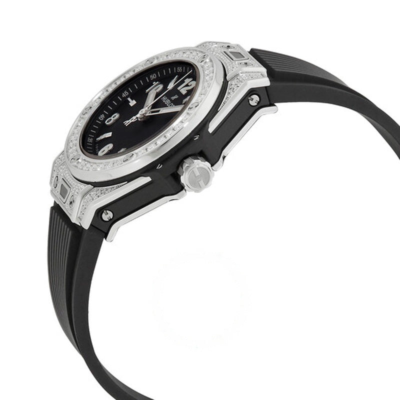Relógio Big Bang One Click Aço Automático Diamante Mostrador Preto 33 mm - Mercado de Luxo - O Maior E-Commerce de Bens, Produtos e Serviços de Luxo do Brasil.
