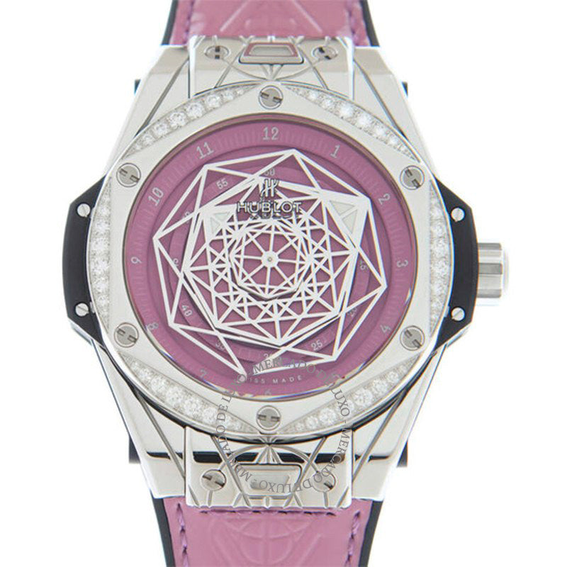 Relógio Big Bang Sang Bleu Automático Diamante Roxo Mostrador 465 39 mm - Mercado de Luxo - O Maior E-Commerce de Bens, Produtos e Serviços de Luxo do Brasil.