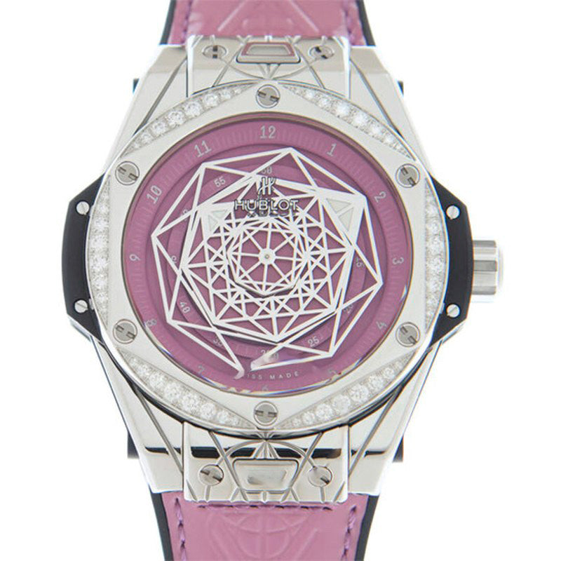 Relógio Big Bang Sang Bleu Automático Diamante Roxo Mostrador 465 39 mm - Mercado de Luxo - O Maior E-Commerce de Bens, Produtos e Serviços de Luxo do Brasil.