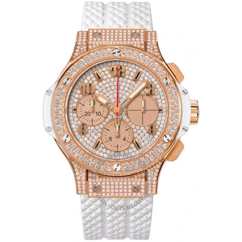 Relógio Big Bang White Diamond Dial Automático Ouro Rosa 18 Quilates 41 mm - Mercado de Luxo - O Maior E-Commerce de Bens, Produtos e Serviços de Luxo do Brasil.