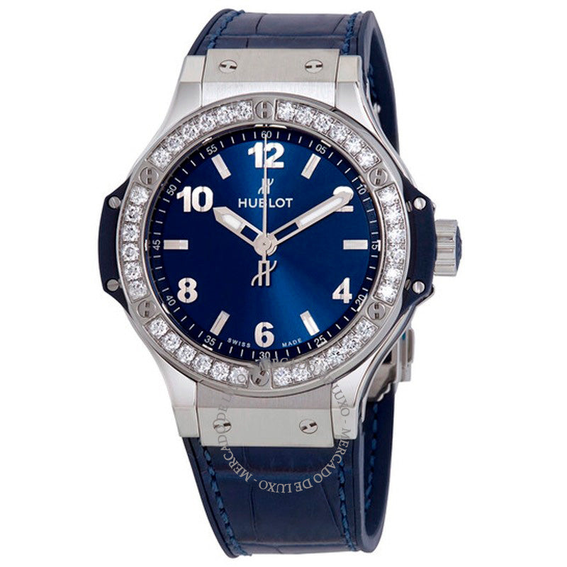 Relógio Big Bang Diamond Mostrador Azul 38 mm - Mercado de Luxo - O Maior E-Commerce de Bens, Produtos e Serviços de Luxo do Brasil.