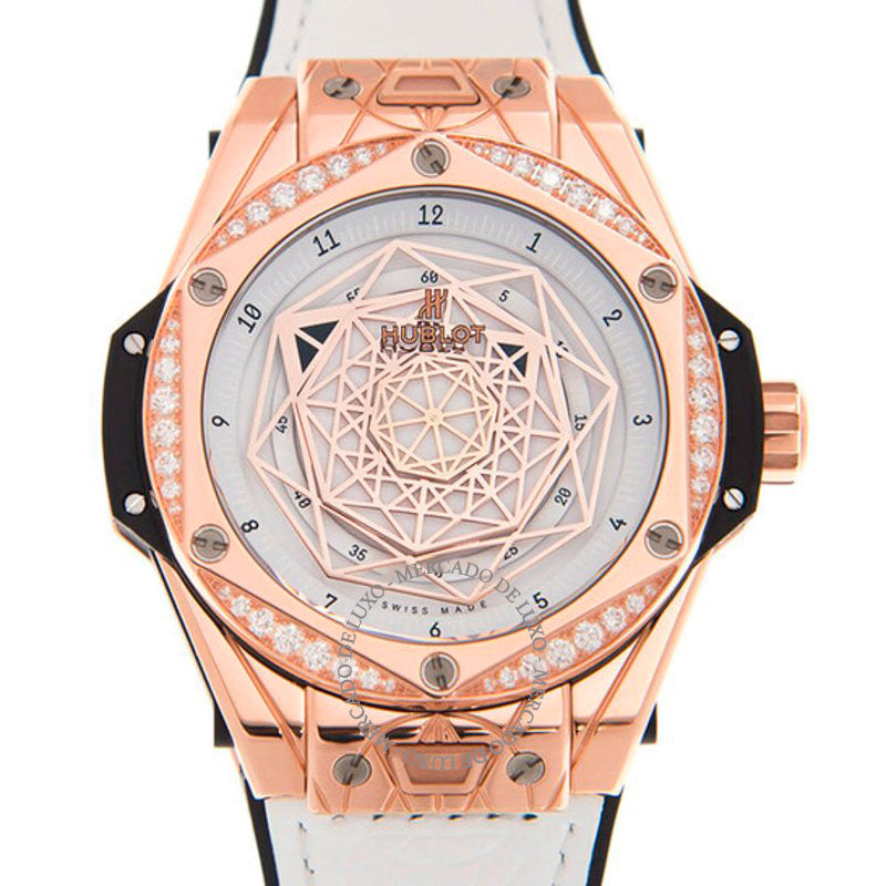 Relógio Big Bang Sang Bleu Automático Mostrador Branco 465 39 mm - Mercado de Luxo - O Maior E-Commerce de Bens, Produtos e Serviços de Luxo do Brasil.