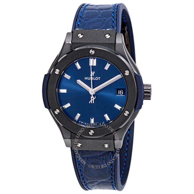 Relógio Mostrador azul clássico Fusion  - Mercado de Luxo - O Maior E-Commerce de Bens, Produtos e Serviços de Luxo do Brasil.