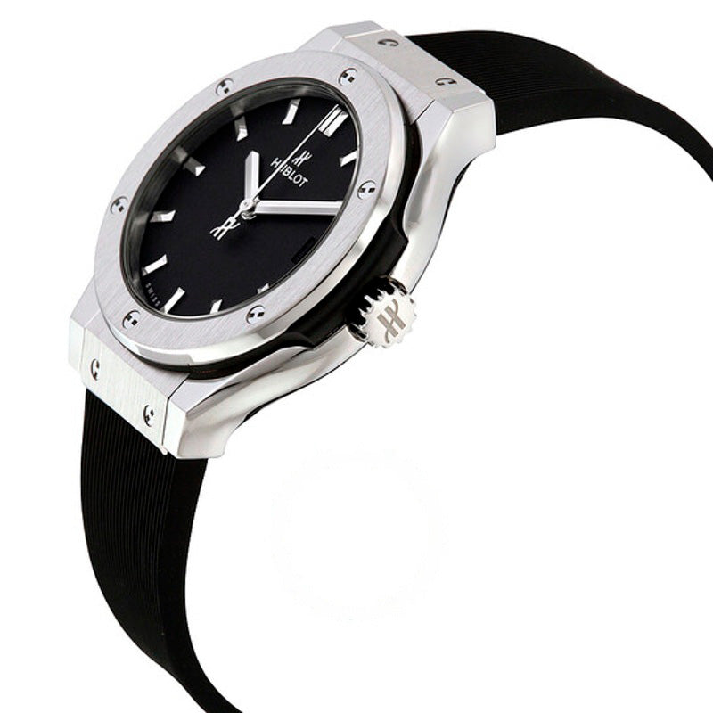 Relógio Classic Fusion Titanium Mostrador Preto Borracha Preta 33 mm - Mercado de Luxo - O Maior E-Commerce de Bens, Produtos e Serviços de Luxo do Brasil.