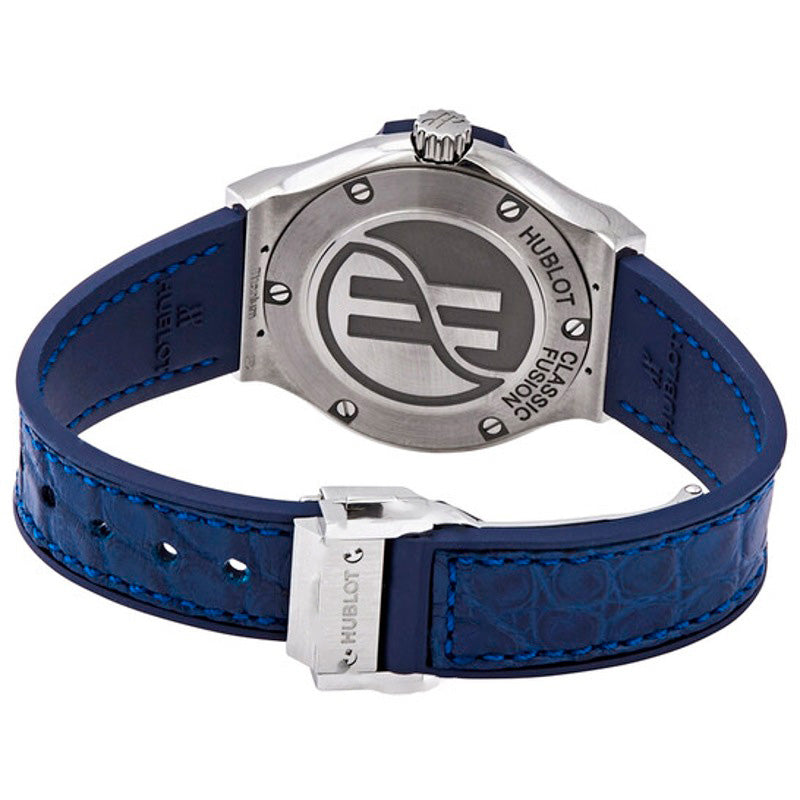 Relógio Fusão Clássica Mostrador Azul Couro Azul 33 mm - Mercado de Luxo - O Maior E-Commerce de Bens, Produtos e Serviços de Luxo do Brasil.