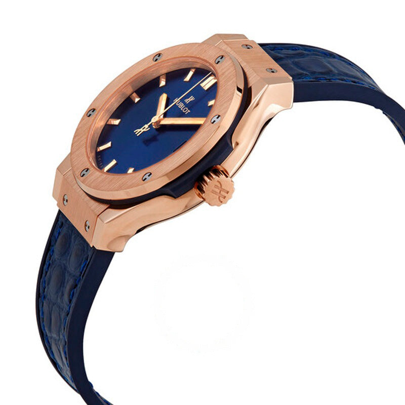 Relógio Classic Fusion Mostrador Azul Ouro Rosa 18k 33 mm - Mercado de Luxo - O Maior E-Commerce de Bens, Produtos e Serviços de Luxo do Brasil.